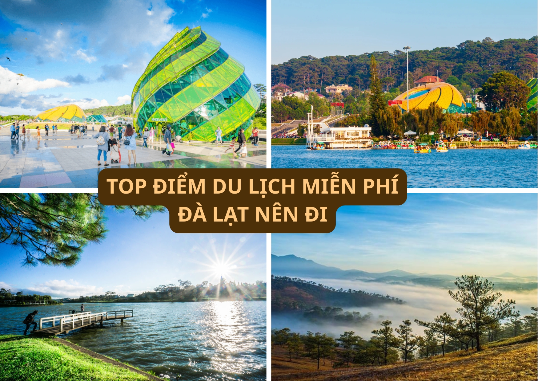 điểm du lịch miền phí đà lạt nên đi
