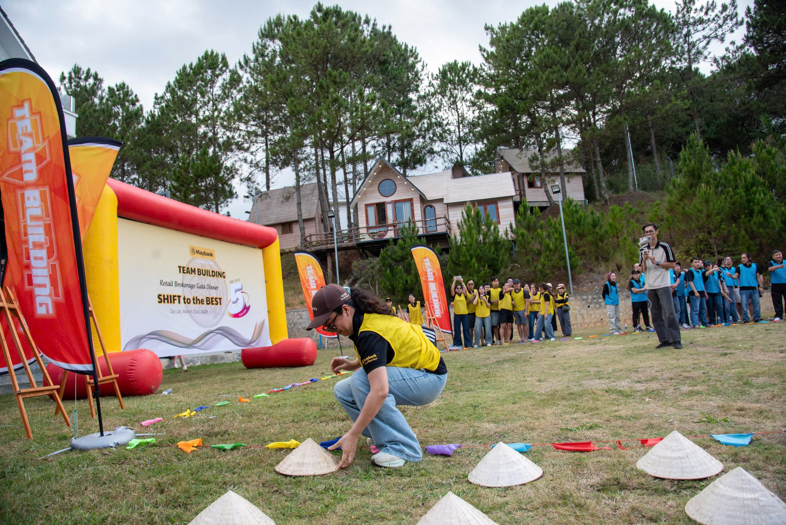 rừng lá kim tổ chức team building