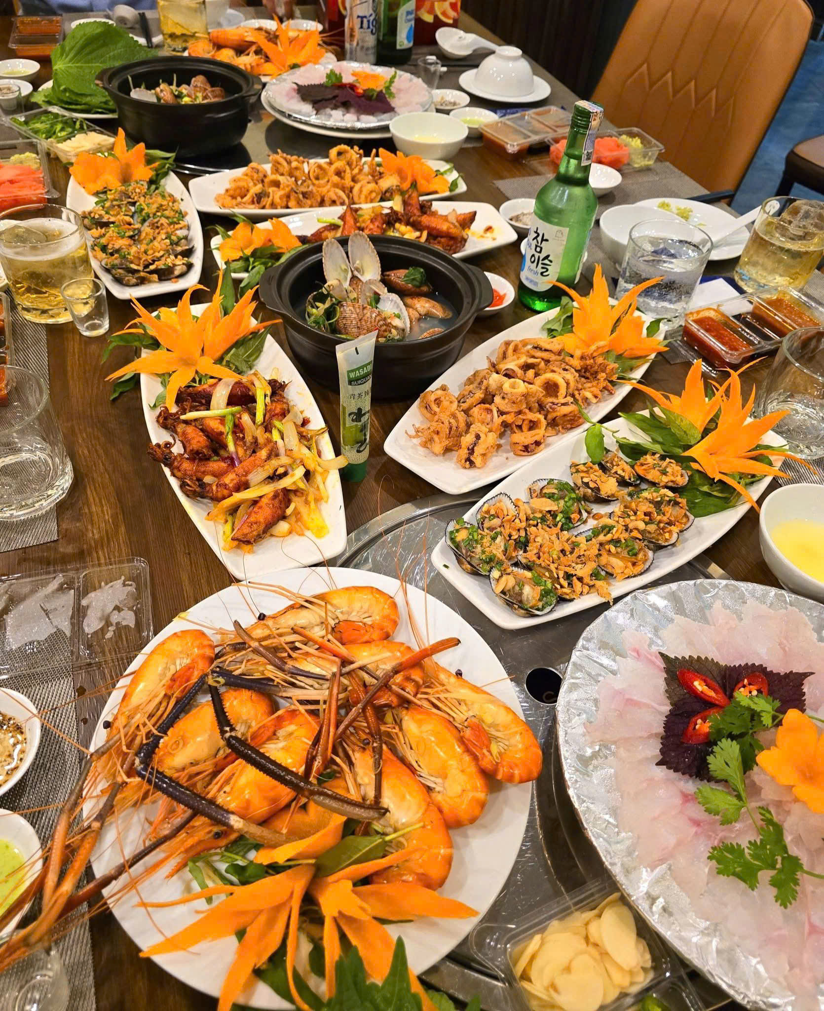 menu món ăn đa dạng